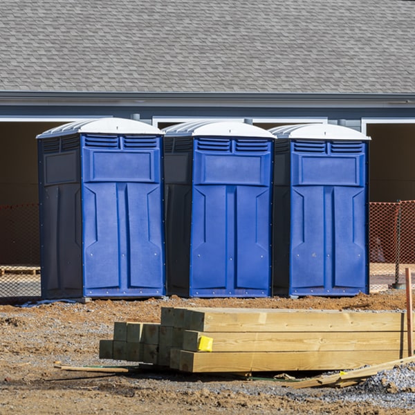 how can i report damages or issues with the porta potties during my rental period in Prescott